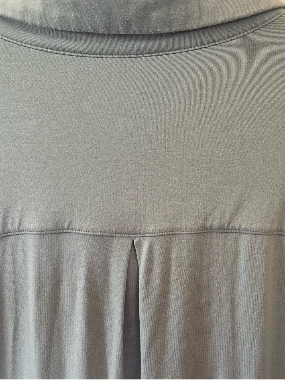 Cozy Earth Women's Light Blue Long Sleeve Button-Front Tee - Picture 5 of 7